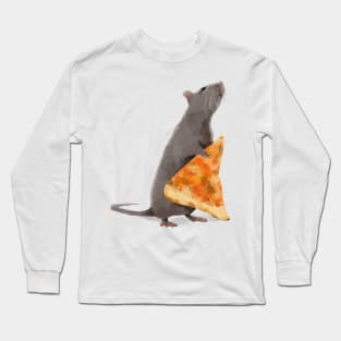 Pizza Rat Long Sleeve T-Shirt